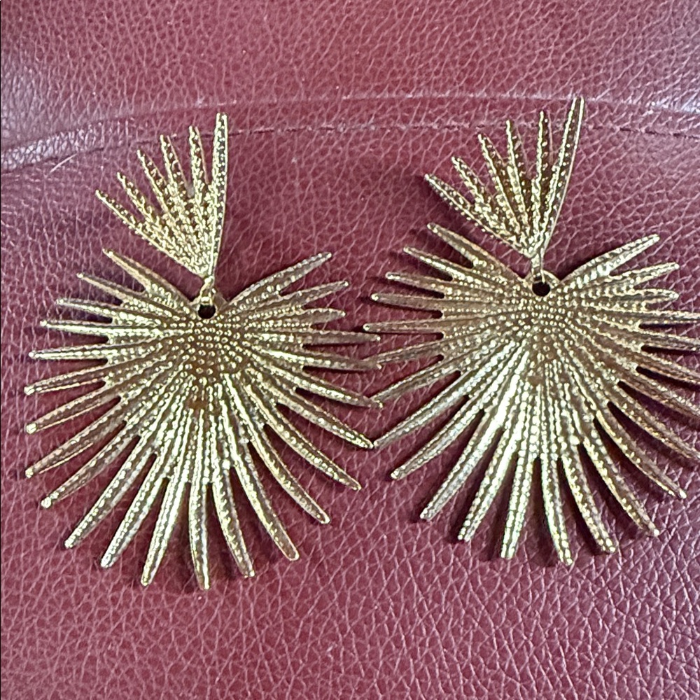 Gold Statement Earrings